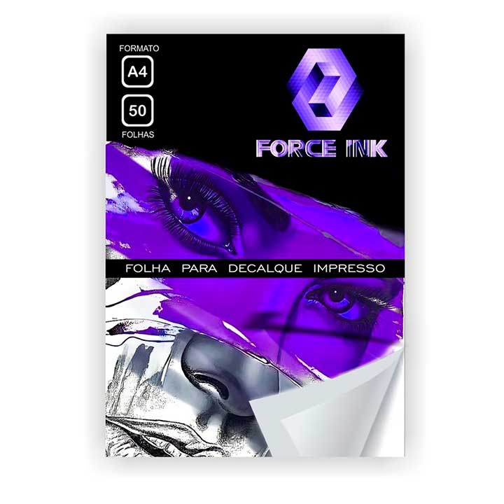 Force Ink Paper - Papel Force Ink A4 - com 50 folhas