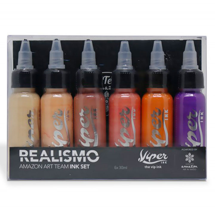 Viper Ink-Set 6 Tintas 30ml Realismo