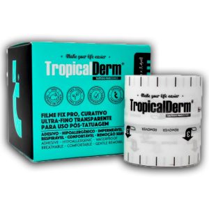 TropicalDerm Filme Fix Pro 2.0 Transparente - Rolo 5mt x 5cm