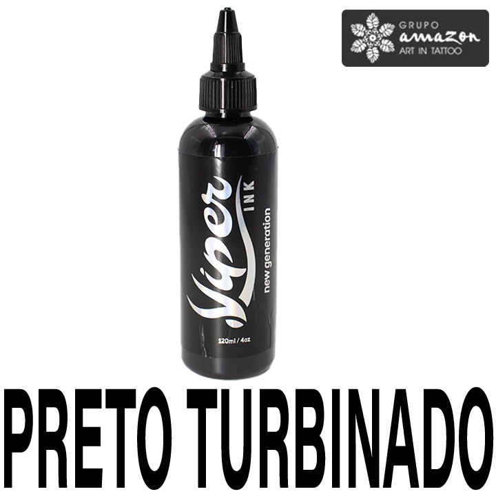 Tinta Preto Turbinado - Viper Ink 120ML