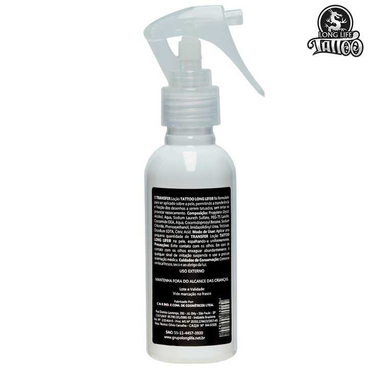 Transfer Spray Long Life - Transfere e Apaga - 100ml