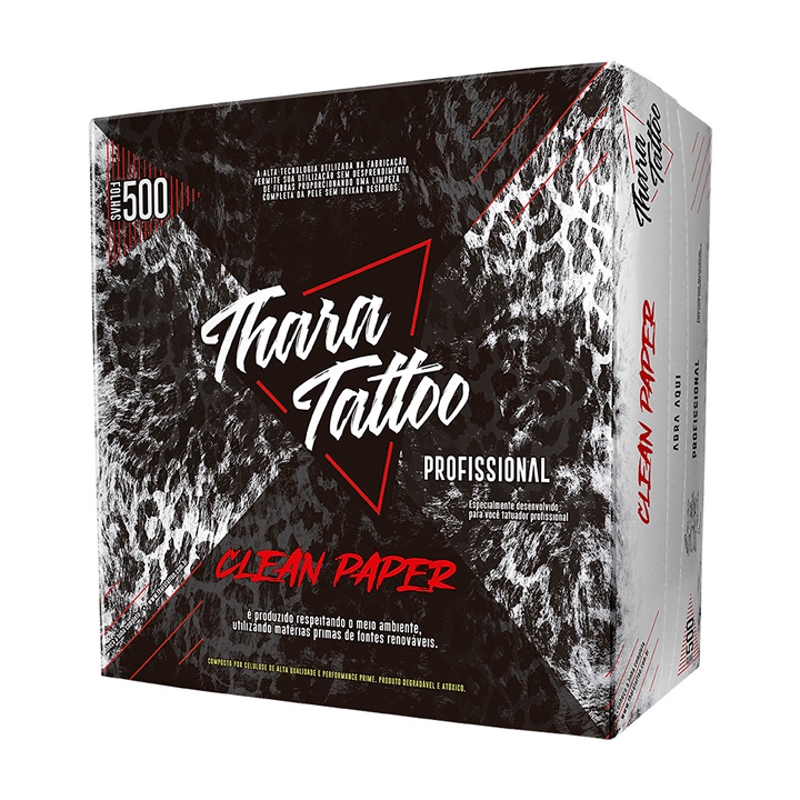 Papel Clean Paper - Papel Toalha Thara Tattoo