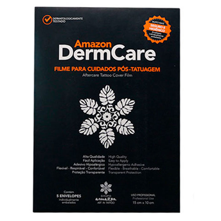 DermCare Amazon - Filme Protetor - Envelope 5 Unid.