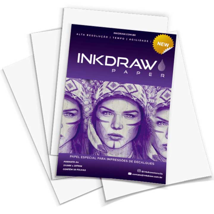 InkDraw Paper A4 - Papel InkDraw 50 folhas