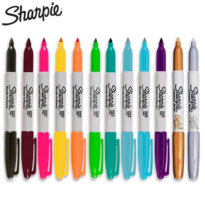 Kit Sharpie 10 Cores + 2 Metálico Special Edition