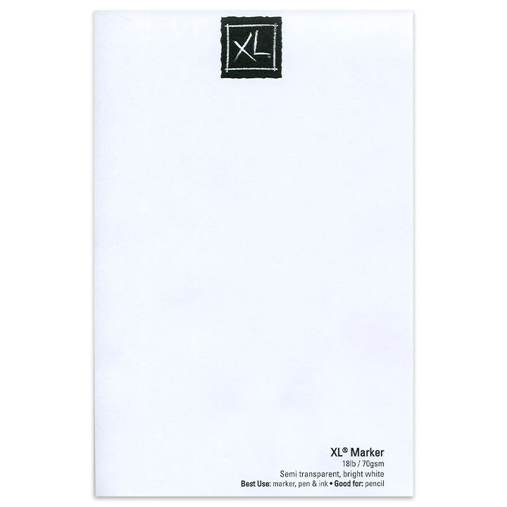 Papel Bloco XL Marker A4 com 100 folhas Canson