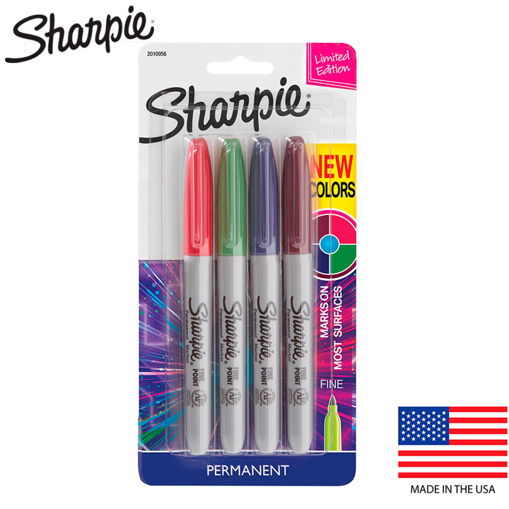 Kit 4 Caneta Sharpie Classic